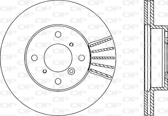 Open Parts BDA1823.20 - Discofreno autozon.pro