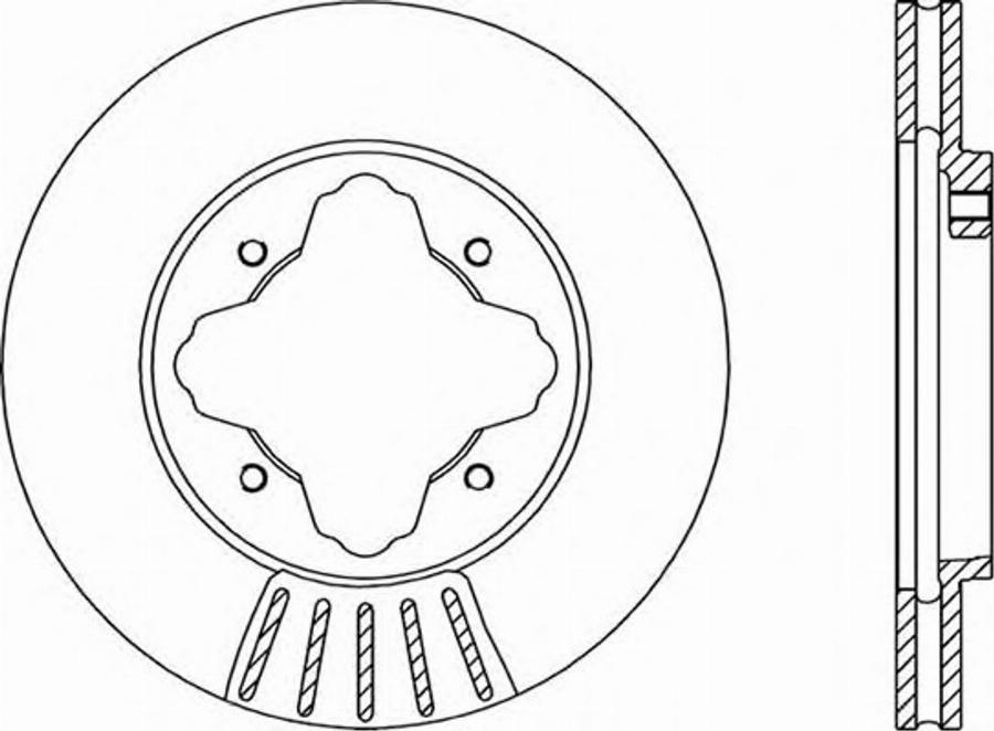 Open Parts BDA1212.20 - Kit freno, Freno a disco autozon.pro