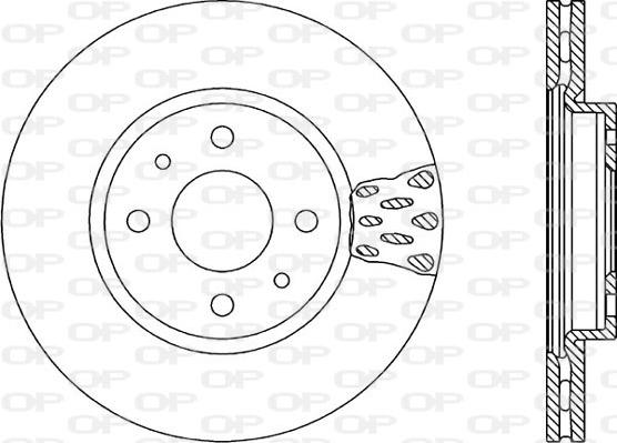 Open Parts BDA1235.20 - Discofreno autozon.pro