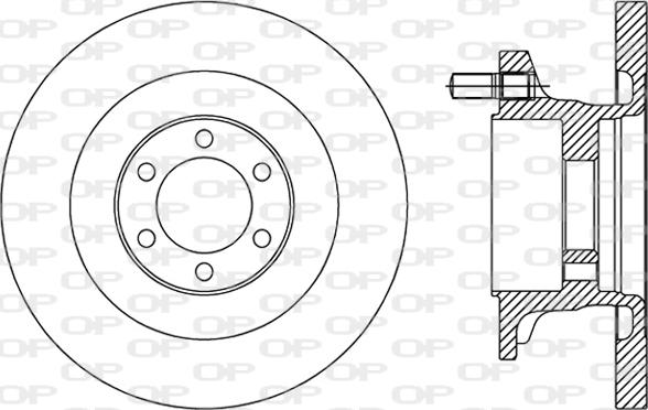 Open Parts BDA2494.10 - Discofreno autozon.pro