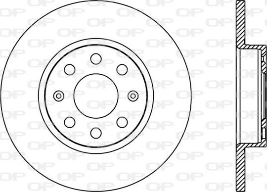 Open Parts BDA2444.10 - Discofreno autozon.pro