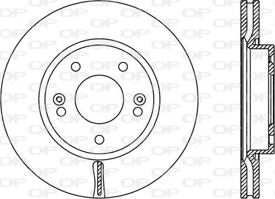 Open Parts BDA2443.20 - Discofreno autozon.pro