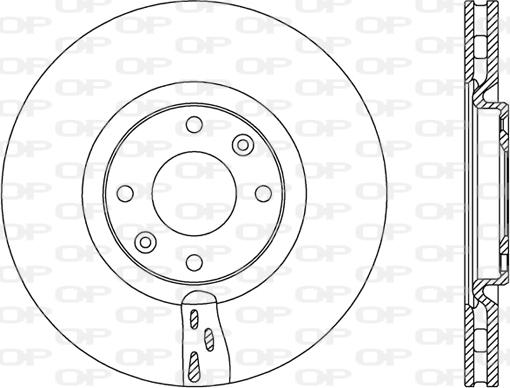 Open Parts BDA2453.20 - Discofreno autozon.pro