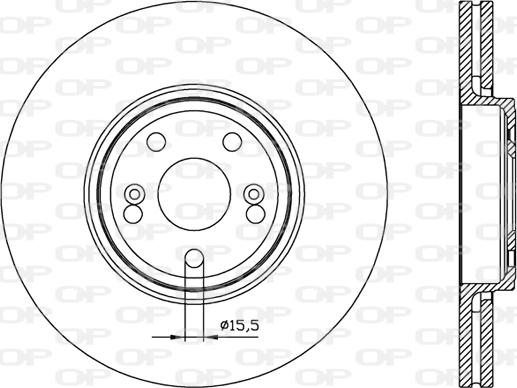 Open Parts BDA2452.20 - Discofreno autozon.pro