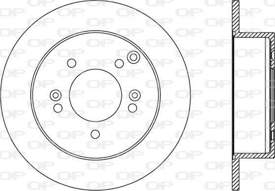 Open Parts BDA2482.10 - Discofreno autozon.pro