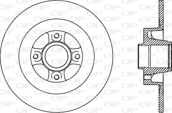 Open Parts BDA2427.10 - Discofreno autozon.pro