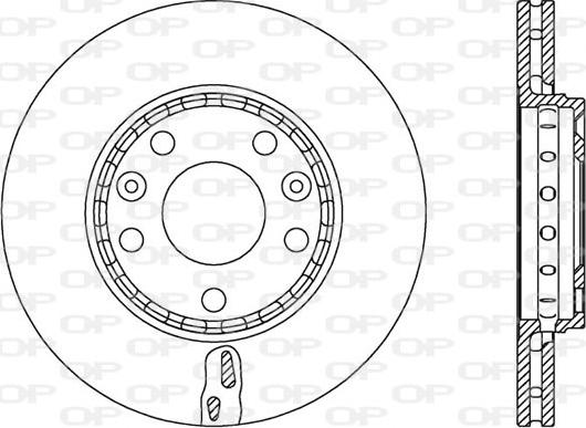 Open Parts BDA2548.20 - Discofreno autozon.pro