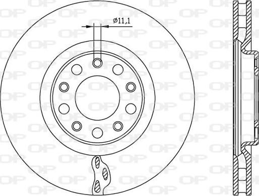 Open Parts BDA2561.20 - Discofreno autozon.pro