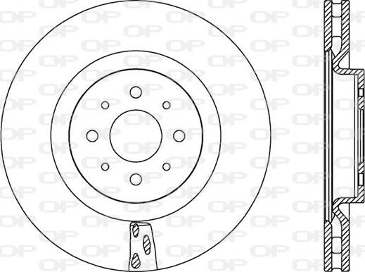 Open Parts BDA2563.20 - Discofreno autozon.pro