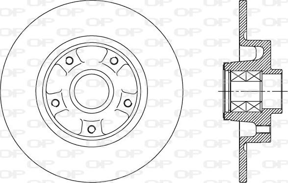 Open Parts BDA2513.30 - Discofreno autozon.pro