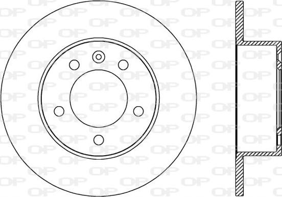 Open Parts BDA2589.10 - Discofreno autozon.pro