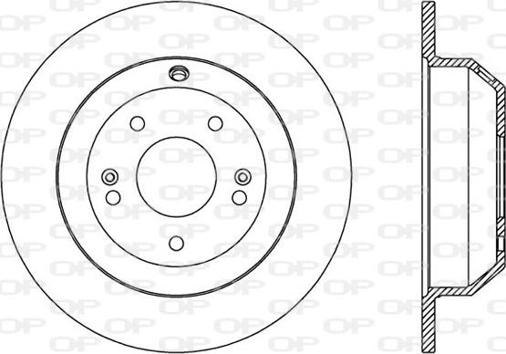 Open Parts BDA2587.10 - Discofreno autozon.pro