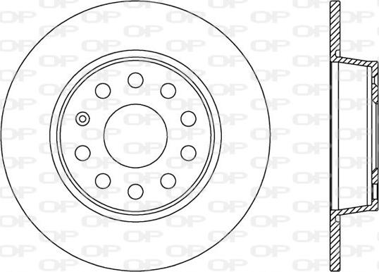 Open Parts BDA2539.10 - Discofreno autozon.pro