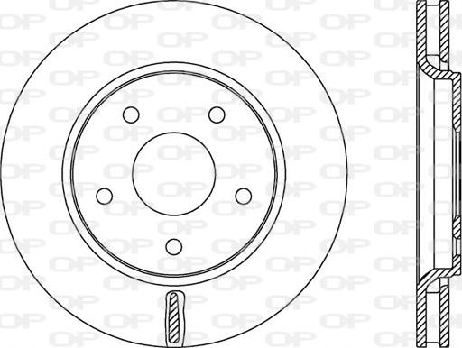 Open Parts BDA2534.20 - Discofreno autozon.pro