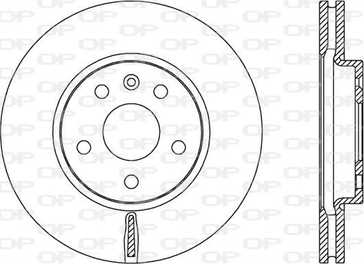 Open Parts BDA2535.20 - Discofreno autozon.pro