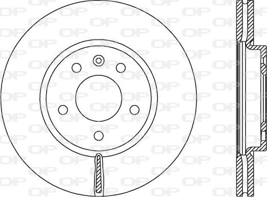 Open Parts BDA2536.20 - Discofreno autozon.pro