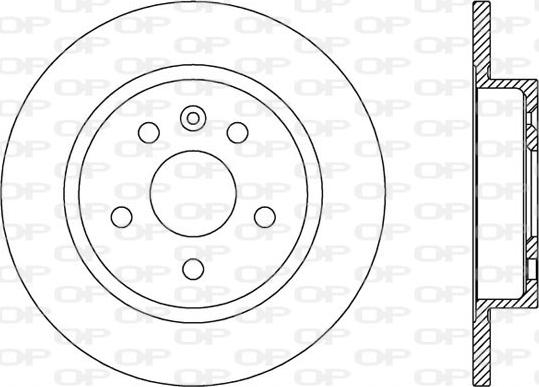 Open Parts BDA2537.10 - Discofreno autozon.pro