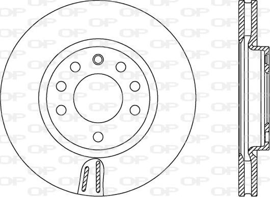 Open Parts BDA2576.20 - Discofreno autozon.pro