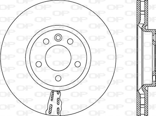 Open Parts BDA2572.20 - Discofreno autozon.pro