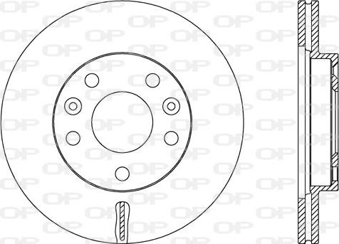 Open Parts BDA2656.20 - Discofreno autozon.pro