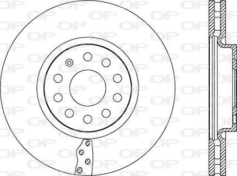 Open Parts BDA2657.20 - Discofreno autozon.pro