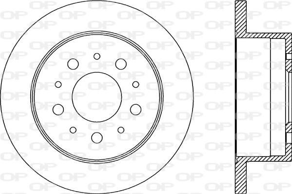 Open Parts BDA2176.10 - Discofreno autozon.pro