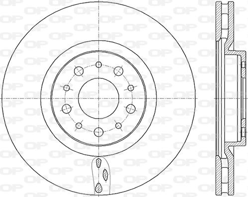 Open Parts BDA2847.20 - Discofreno autozon.pro