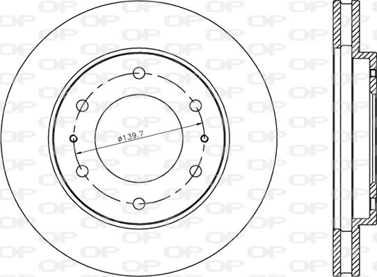 Open Parts BDA2803.20 - Discofreno autozon.pro