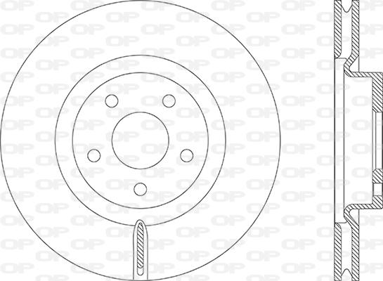 Open Parts BDA2881.20 - Discofreno autozon.pro