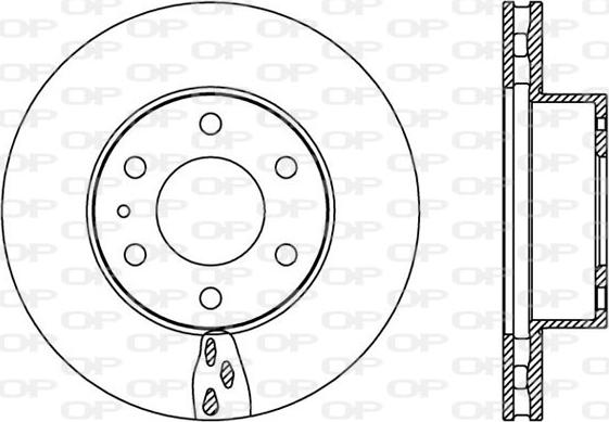 Open Parts BDA2390.20 - Discofreno autozon.pro