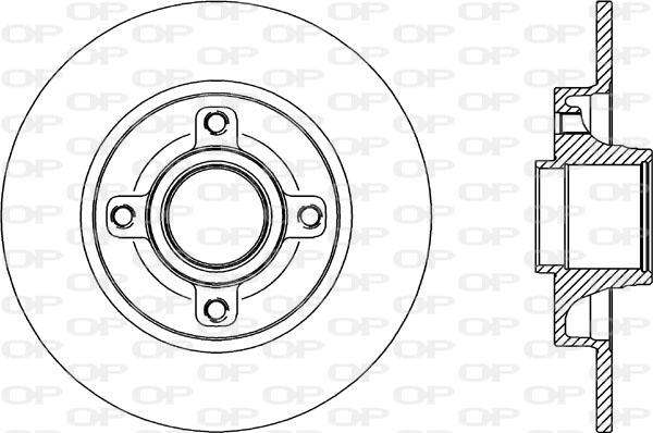 Open Parts BDA2341.10 - Discofreno autozon.pro