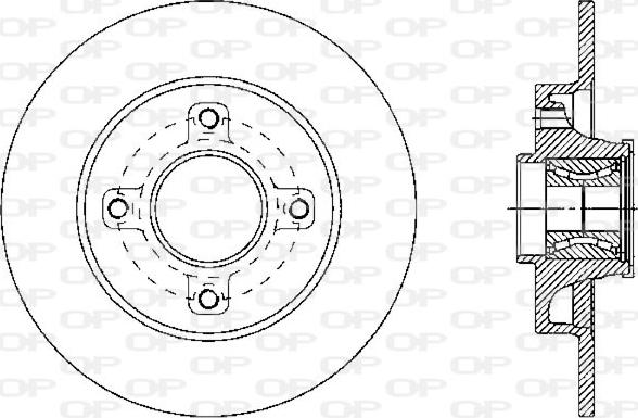 Open Parts BDA2341.30 - Discofreno autozon.pro