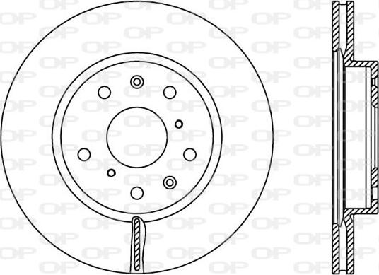 Open Parts BDA2367.20 - Discofreno autozon.pro