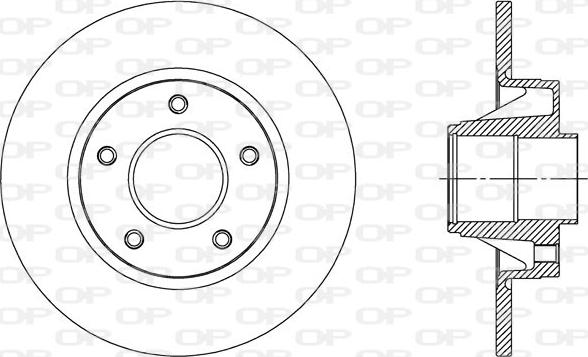 Open Parts BDA2305.10 - Discofreno autozon.pro