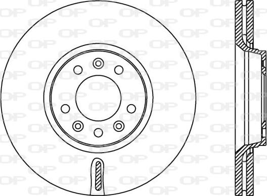 Open Parts BDA2383.20 - Discofreno autozon.pro