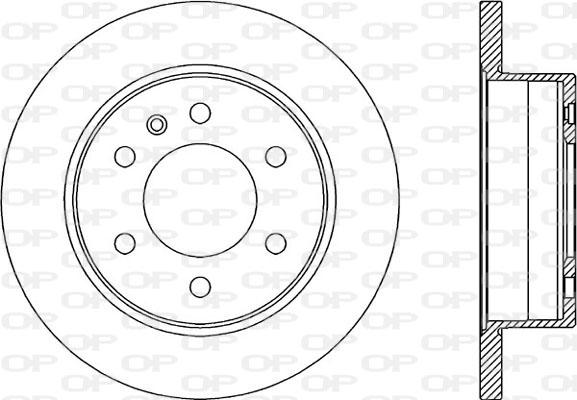 Open Parts BDA2325.10 - Discofreno autozon.pro