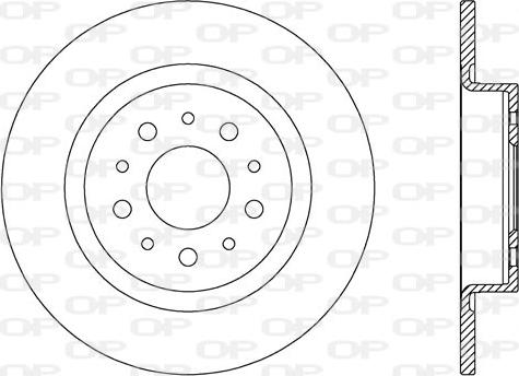 Open Parts BDA2740.10 - Discofreno autozon.pro