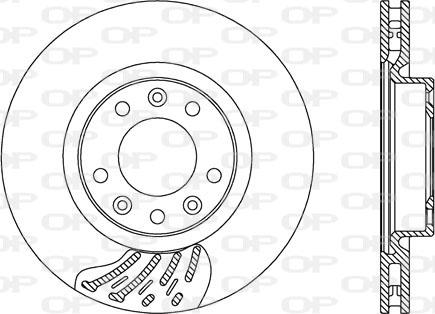 Open Parts BDA2742.20 - Discofreno autozon.pro