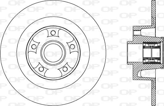 Open Parts BDA2708.30 - Discofreno autozon.pro