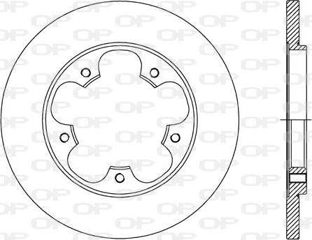 Open Parts BDA2734.10 - Discofreno autozon.pro