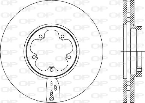 Open Parts BDA2736.20 - Discofreno autozon.pro