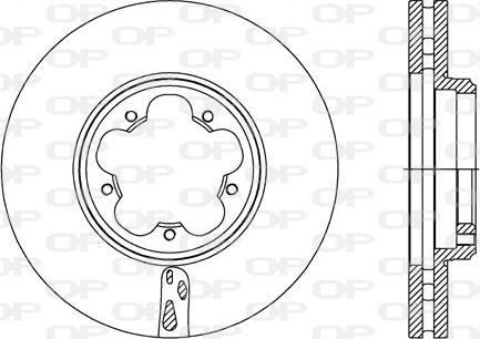 Open Parts BDA2738.20 - Discofreno autozon.pro