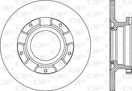 Open Parts BDA2737.10 - Discofreno autozon.pro