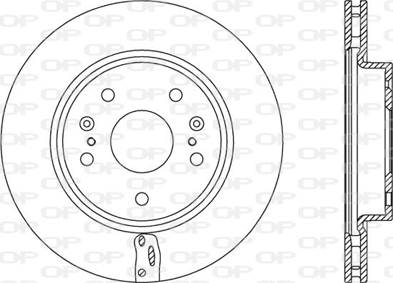 Open Parts BDA2774.20 - Discofreno autozon.pro