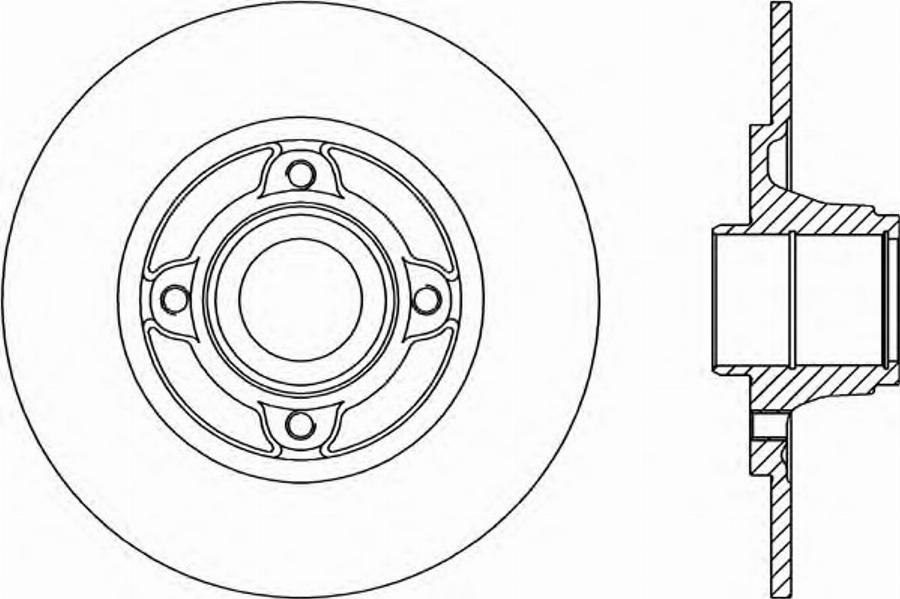 Open Parts BDR1461.10 - Discofreno autozon.pro