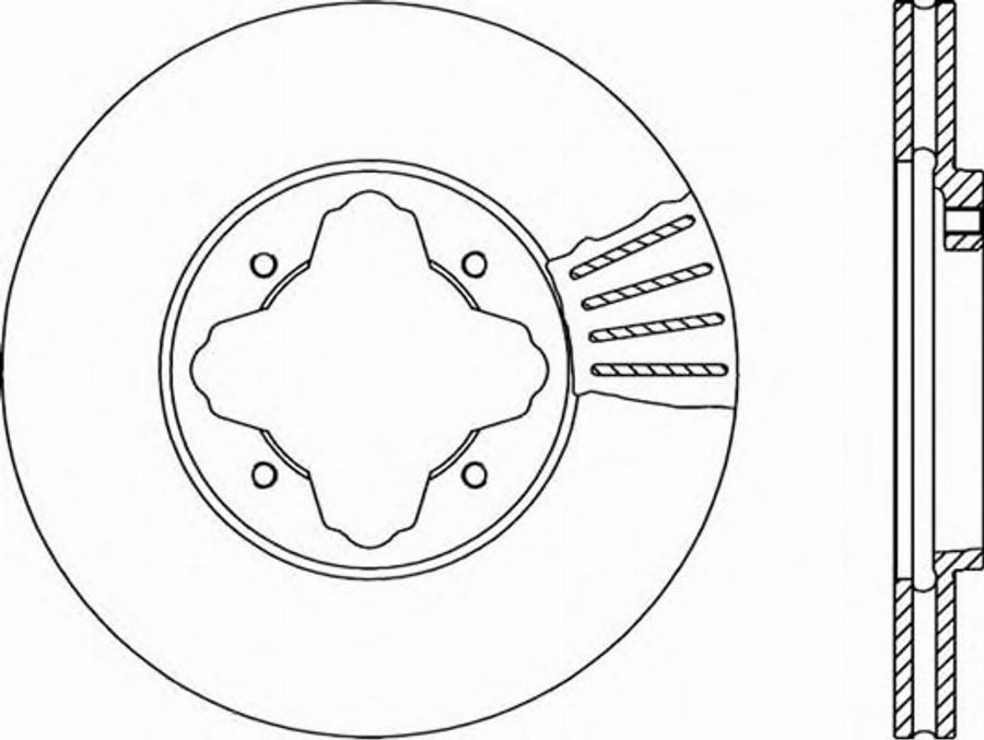 Open Parts BDR1222.20 - Discofreno autozon.pro