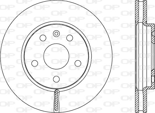 Open Parts BDR2498.20 - Discofreno autozon.pro