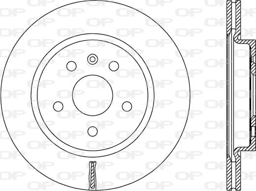 Open Parts BDR2497.20 - Discofreno autozon.pro