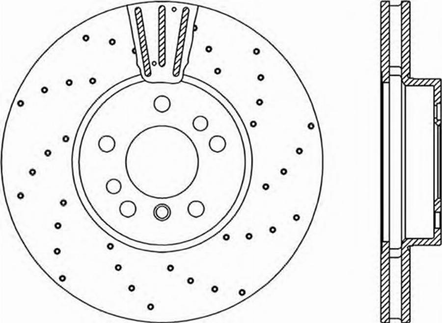 Open Parts BDRS1903.25 - Kit freno, Freno a disco autozon.pro