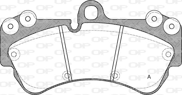 Open Parts BPA0994.00 - Kit pastiglie freno, Freno a disco autozon.pro